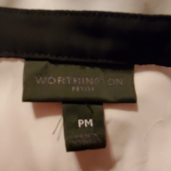 DONATING! Worthington Petite Sheer Dressy Shirt M - Picture 4 of 4